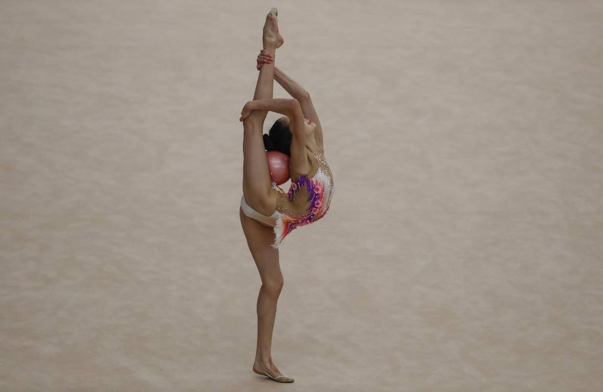 Estados unidos reinó con Camilla Feeley en senior y en juvenil con Elizabeth Kapitanova. Aquí, una de sus rivales. FOTO: MANUEL SALDARRIAGA