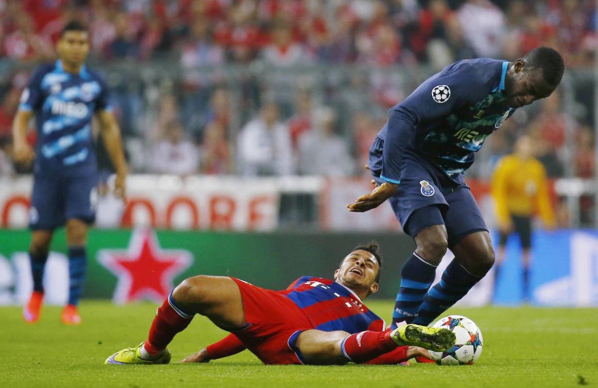 El Porto solo pudo marcar el gol del honor por medio del colombiano Jackson Martínez. FOTO REUTERS