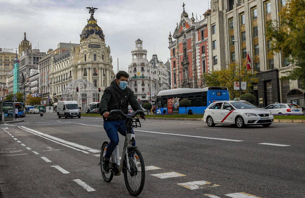 El rebrote de Covid en España tiene a lugares emblemáticos sin turistas. Muchos Países Europeos se prepararan para un aislamiento preventivo en la época navideña atípica que se avecina. Foto: Manuel Saldarriaga Quintero.