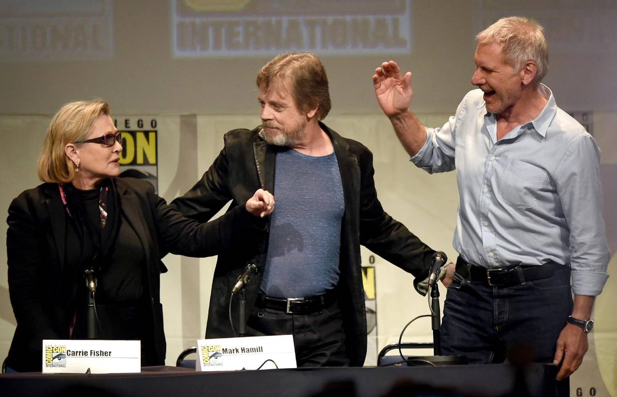 La intérprete había retomado su carismático rol en el exitoso relanzamiento de la saga con Star Wars: El despertar de la fuerza (2015) y su participación en Star Wars: Episodio VIII (2017) estaba confirmada. FOTO AFP