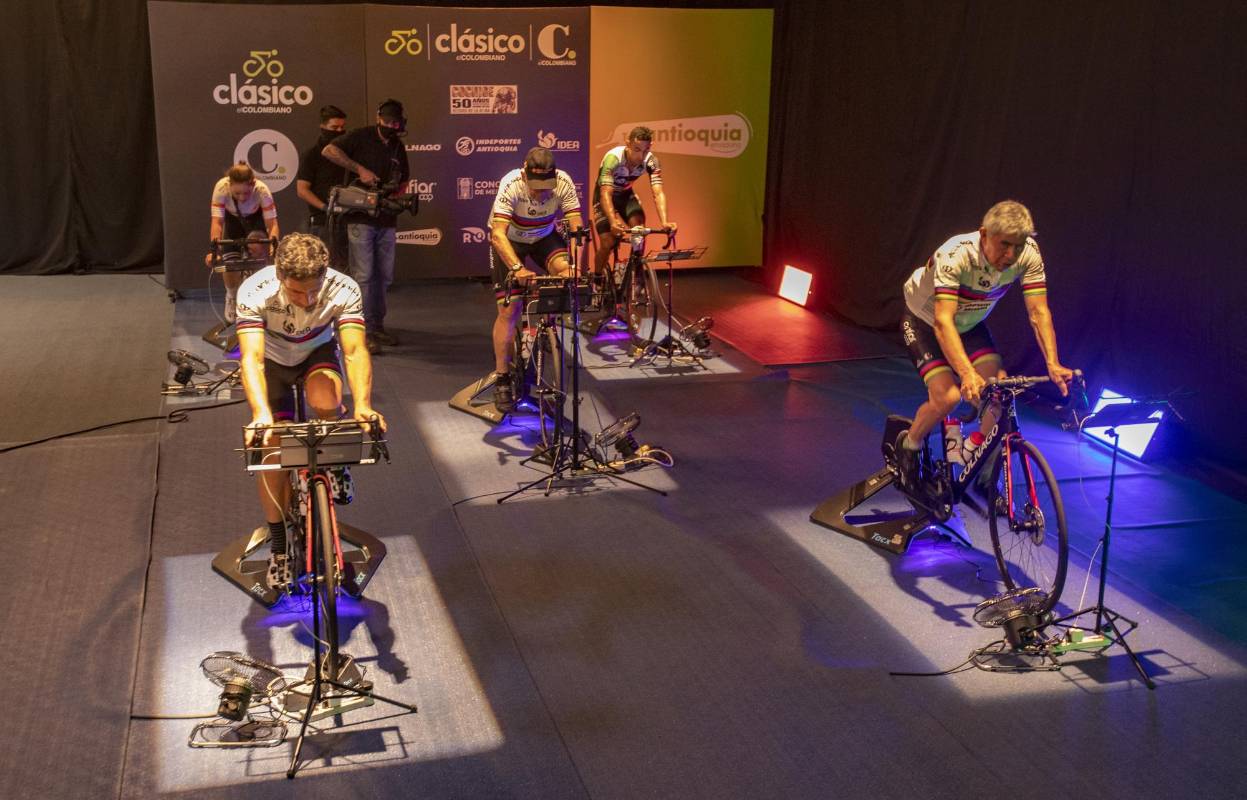 La prueba consiste en recorrer 47.566 kilómetros en una hora. FOTO MANUEL SALDARRIAGA