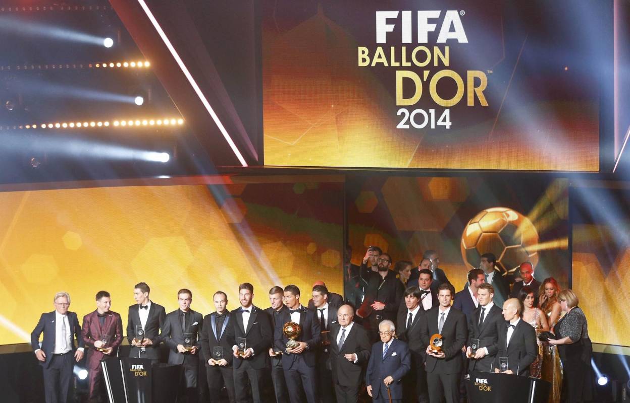 La Gala del Balón de Oro se celebró este lunes en el Palacio de Congresos de Zúrich, Suiza. FOTO REUTERS