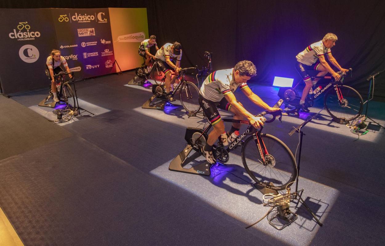 La prueba consiste en recorrer 47.566 kilómetros en una hora. FOTO MANUEL SALDARRIAGA