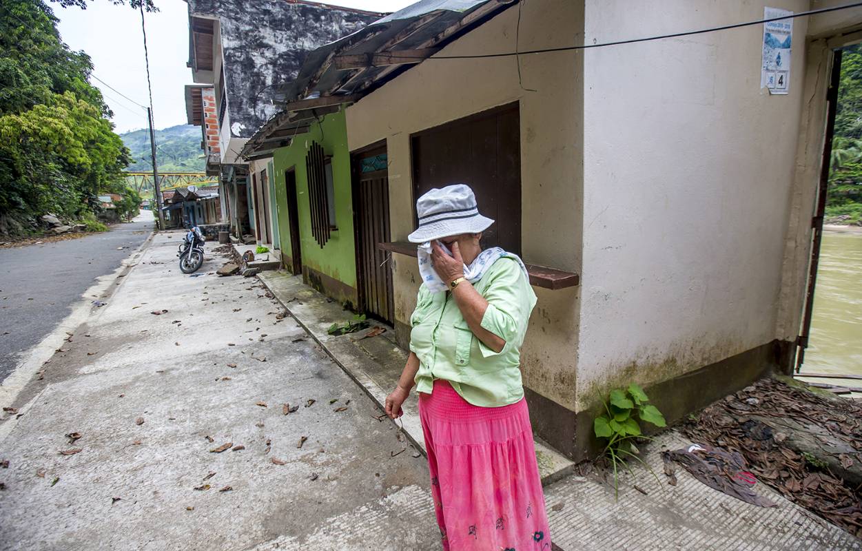 La tristeza reina en los habitantes del Puerto por que se vieron obligados a dejar abandonadas sus propiedades. FOTO JUAN ANTONIO SÁNCHEZ OCAMPO