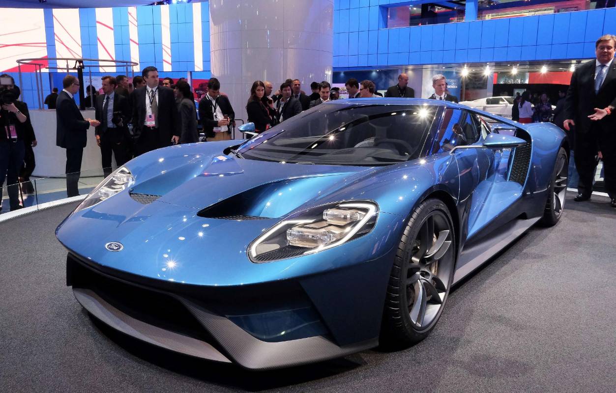 El GT fue revelado en Detroit y se convirtió en uno de los modelos que más ha llamado la atención en el salón de este año. FOTO AFP