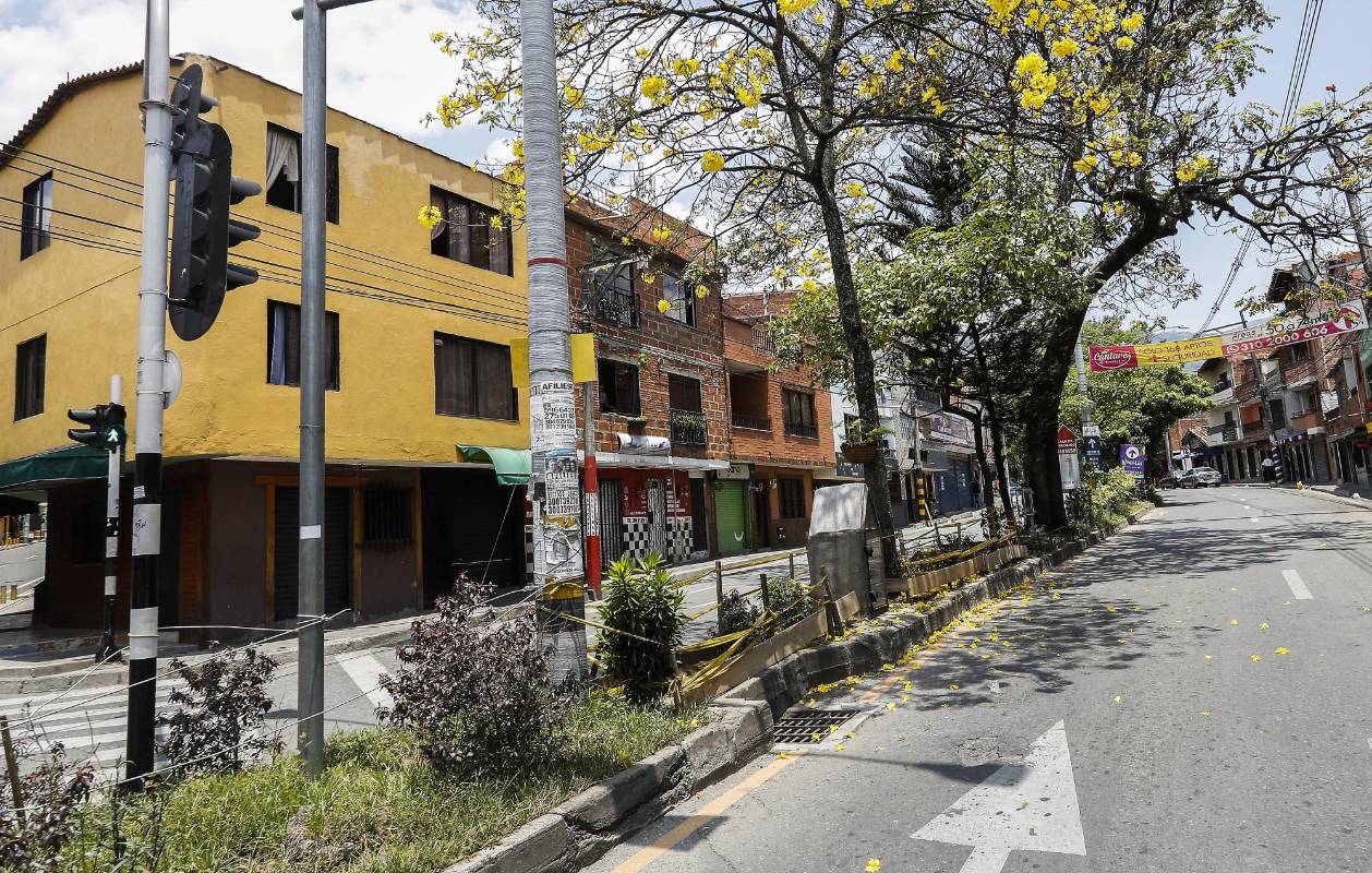 La cuarentena irá hasta el próximo 19 de abril. Sin embargo, es posible que el Gobierno Nacional la amplíe o defina otras medidas similares. Foto: Manuel Saldarriaga Quintero Foto: Manuel Saldarriaga Quintero