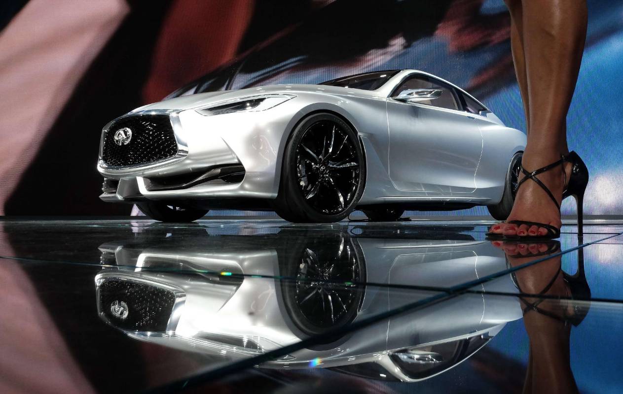 Los fabricantes de automóviles terminaron de presentar sus novedades en el Salón Internacional del Automóvil de Norteamérica (NAIAS) de Detroit, Estados Unidos, que este año está dominado por la importancia de los vehículos de alto rendimiento y la gama alta. (en la foto el Infinity Q60). AFP