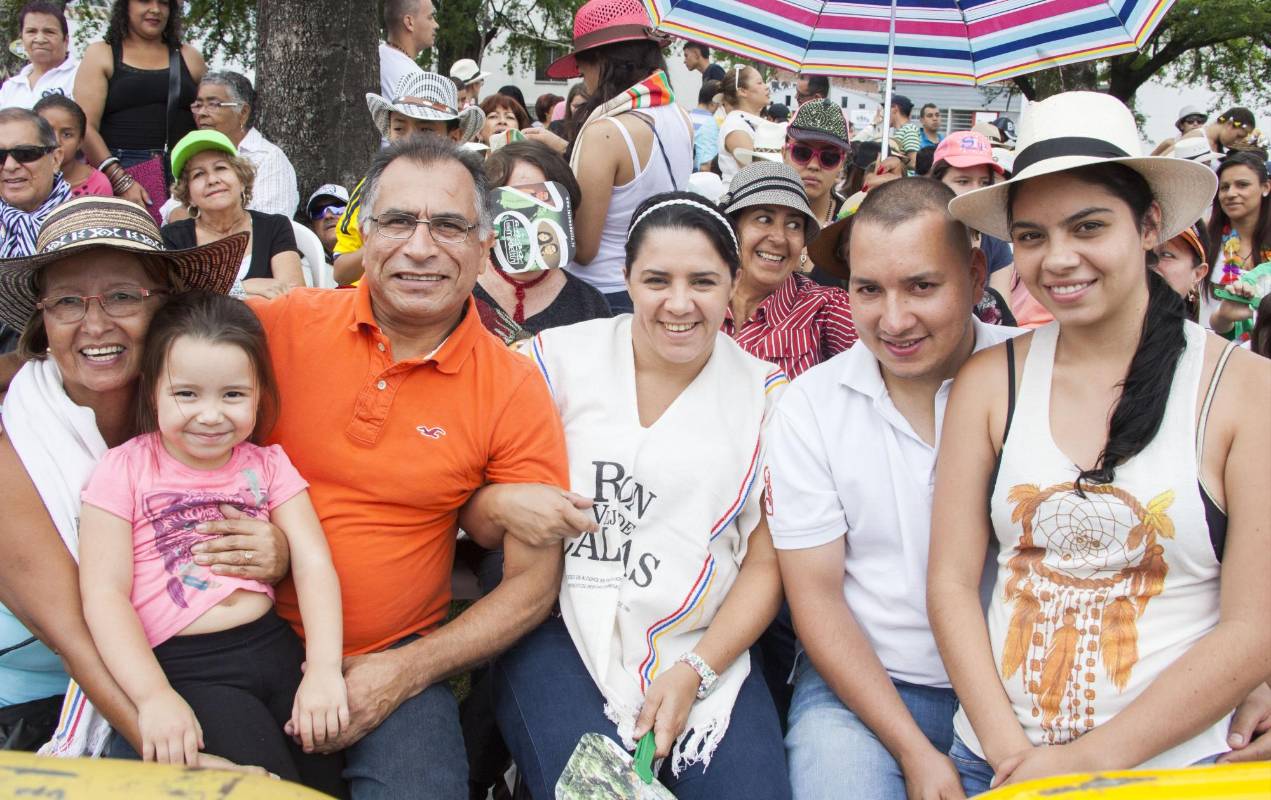 Asistentes al Desfile de Silleteros. FOTO MARIO VALENCIA.