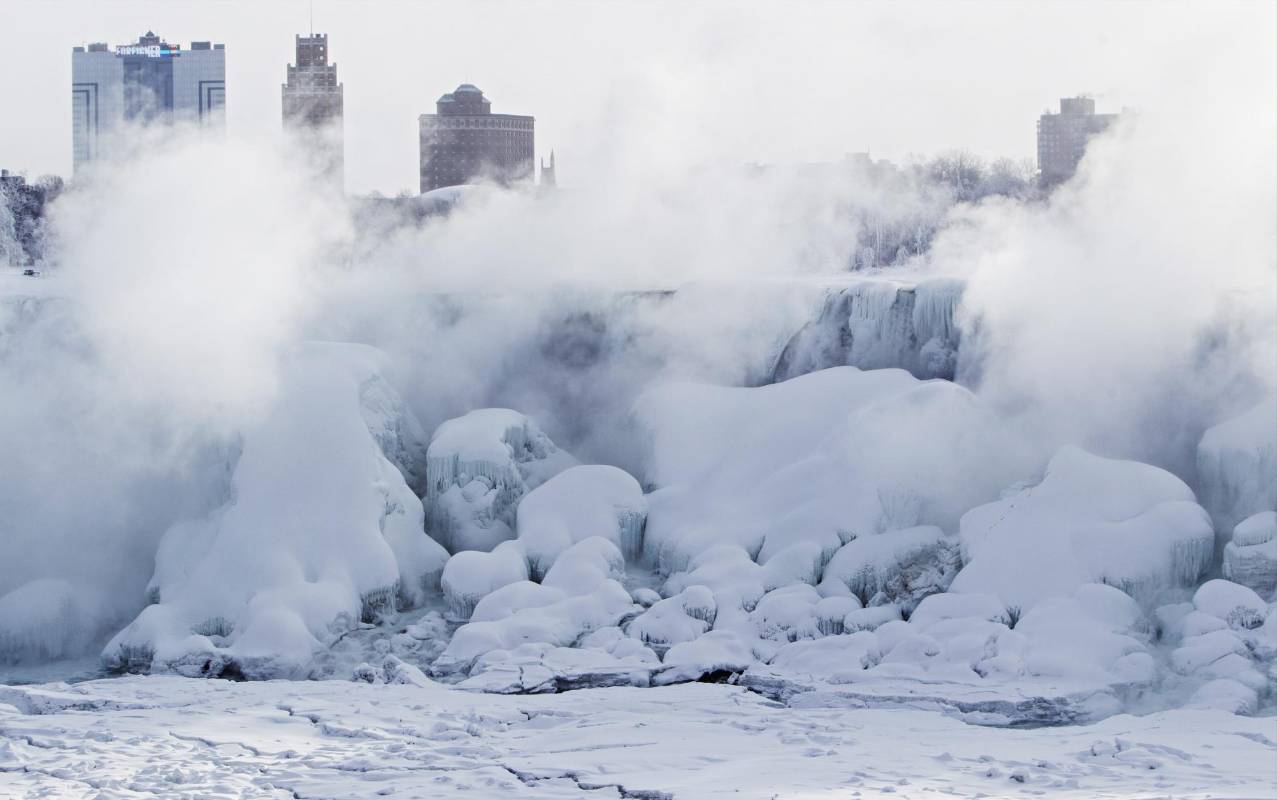 Las raíces históricas de las cataratas del Niágara se encuentran en la glaciación. FOTO AP