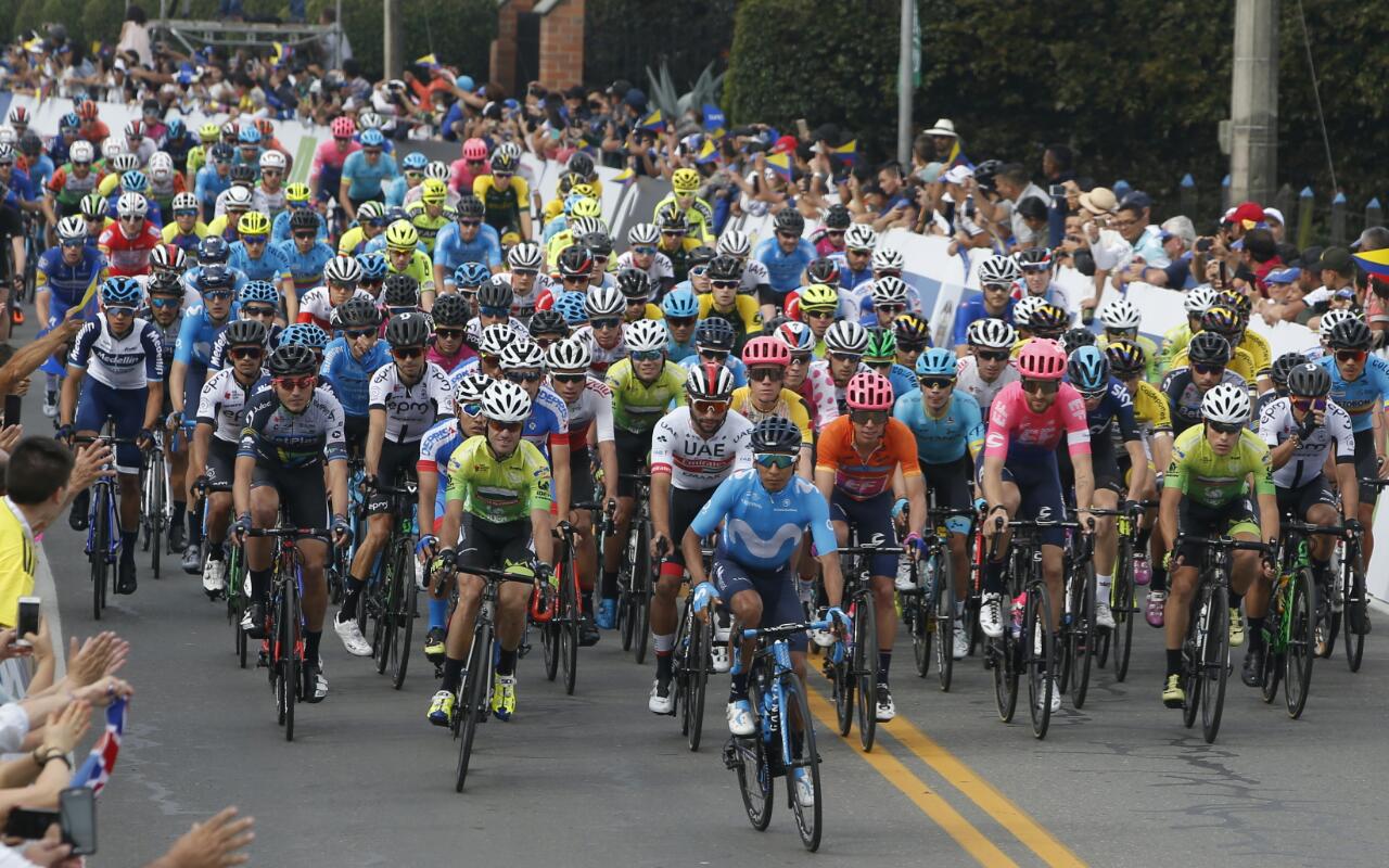 Segunda etapa del Tour Colombia 2.1 en la que participan 28 equipos. FOTOS JUAN ANTONIO SÁNCHEZ, MANUEL SALDARRIAGA Y JUAN DAVID ÚSUGA