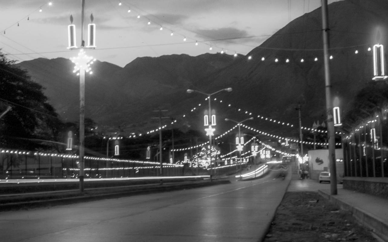 Alumbrado navideño 1978. FOTO ARCHIVO ELCOLOMBIANO