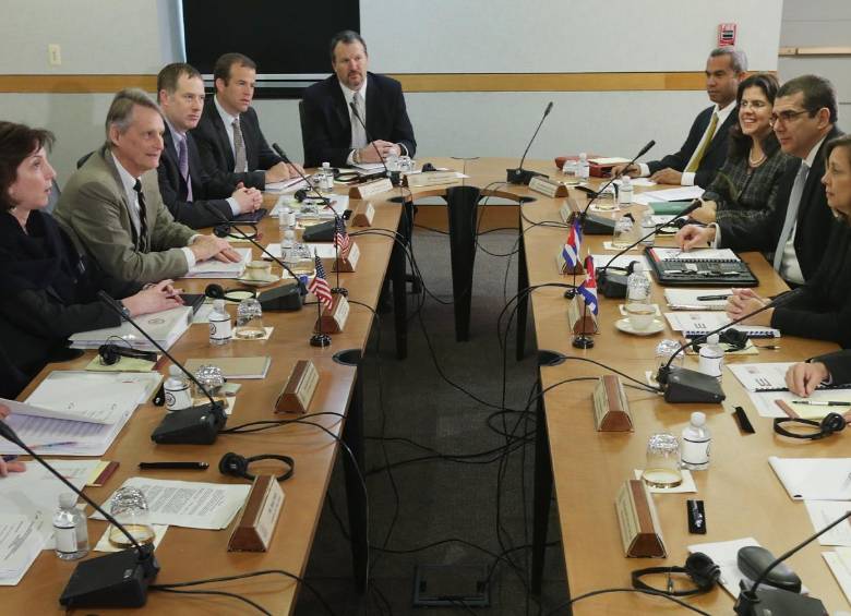 Cuba reclamó en la reunión su salida de la lista de Estados patrocinadores del terrorismo. FOTO afp
