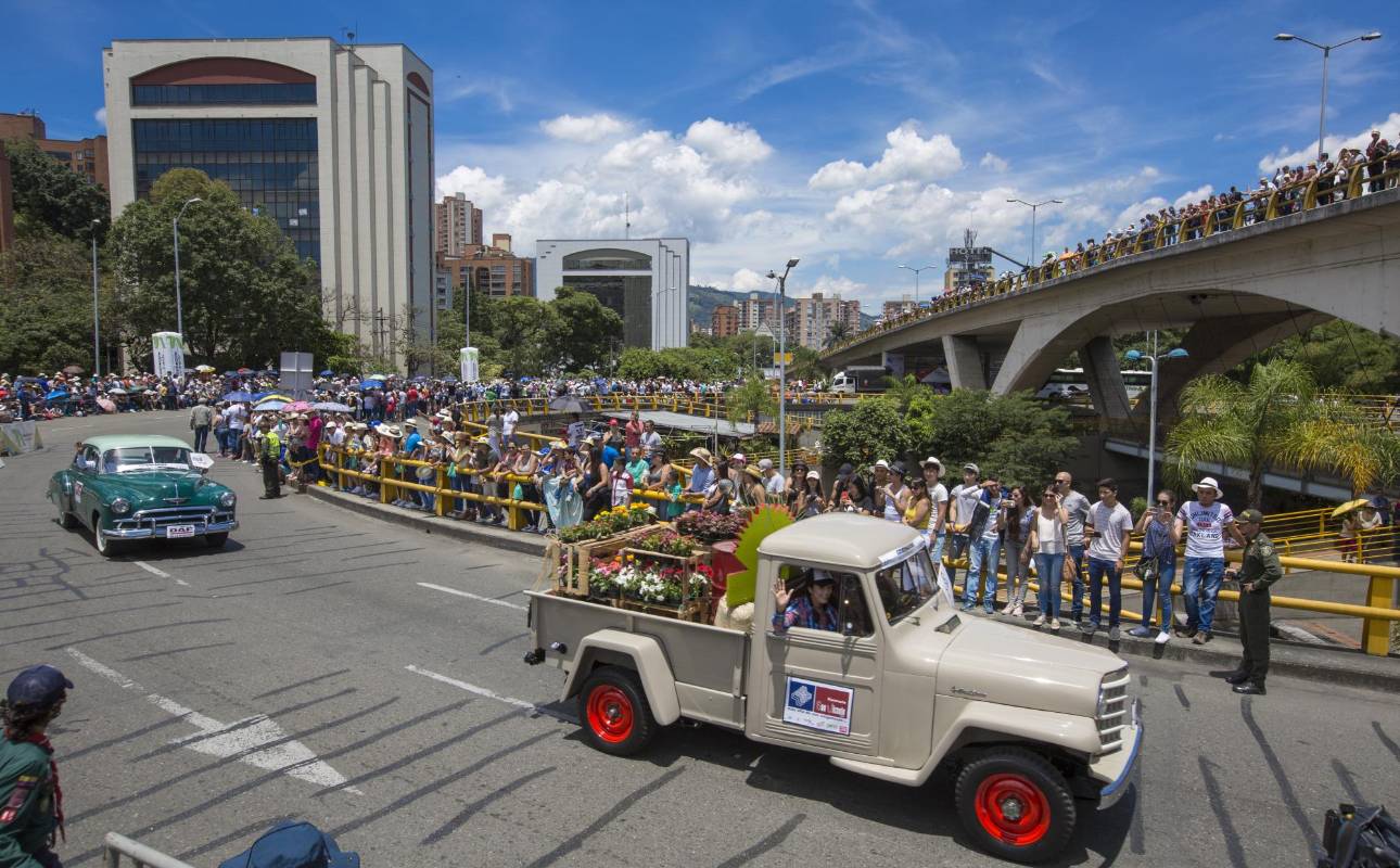 Es uno de los desfiles más llamativos de la Feria de las Flores. FOTO Manuel Saldarriaga