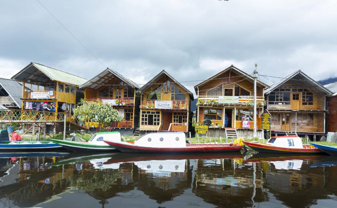El santuario de fauna y flora isla de la Corota está ubicado en la laguna de cocha una de las mas grandes de Colombia en pasto. Foto: Camilo Suárez Echeverry.
