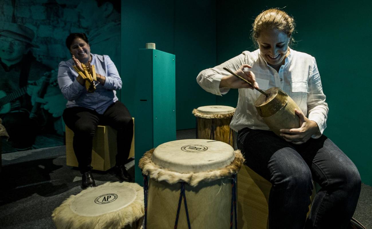 Son 30 experiencias interactivas en la nueva sala del Parque Explora, en la que se podrá crear y experimentar con las notas musicales. Foto: Jaime Pérez