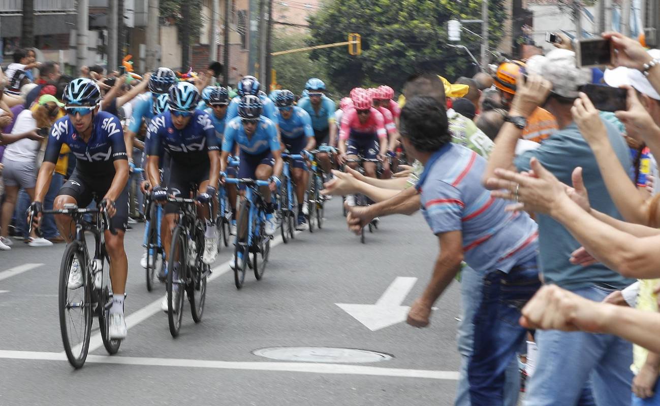 Con la victoria de Nairo Quintana y el título de Miguel Ángel López terminó el Tour Colombia 2.1 que se corrió en Antioquia y contó, entre otros, con la presencia del cuatro veces campeón del Tour de Francia, Chris Froome. FOTOS MANUEL SALDARRIAGA Y JUAN ANTONIO SÁNCHEZ.