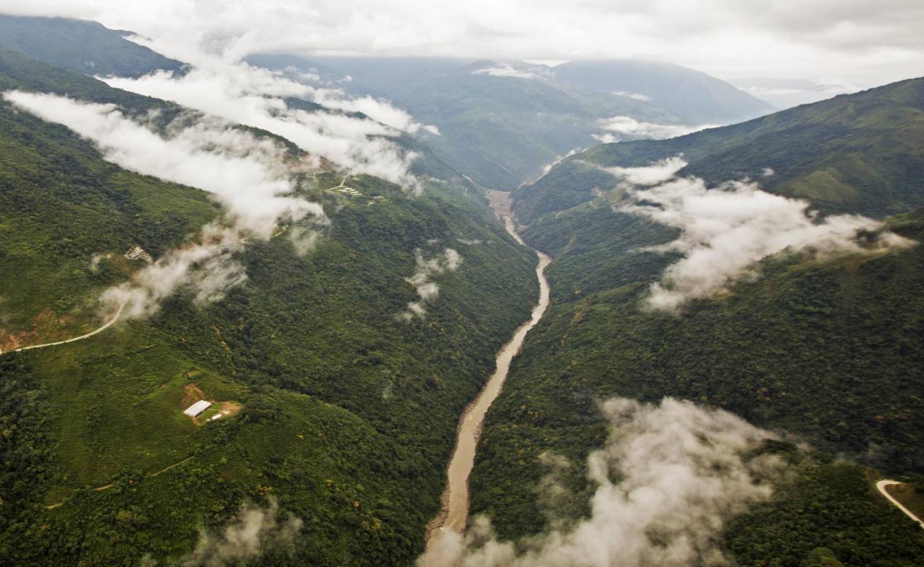 Estos cañones montañosos, del norte de Antioquia, quedarán inundados para lograr la represa Hidroituango en 2019. Foto: Esteban Vanegas