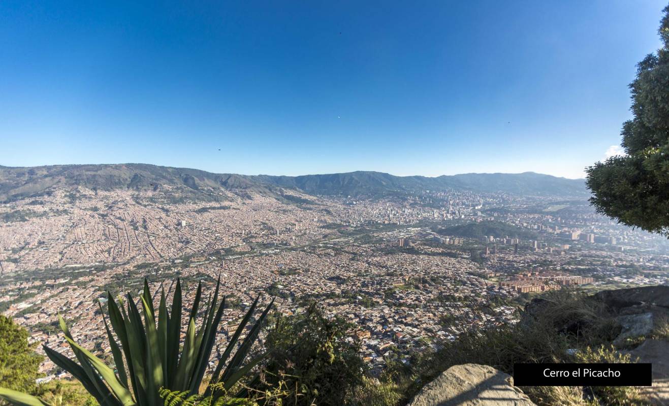 Cerro El Picacho, ubicado al noroccidente de la ciudad de Medellín. Foto Camilo Suárez