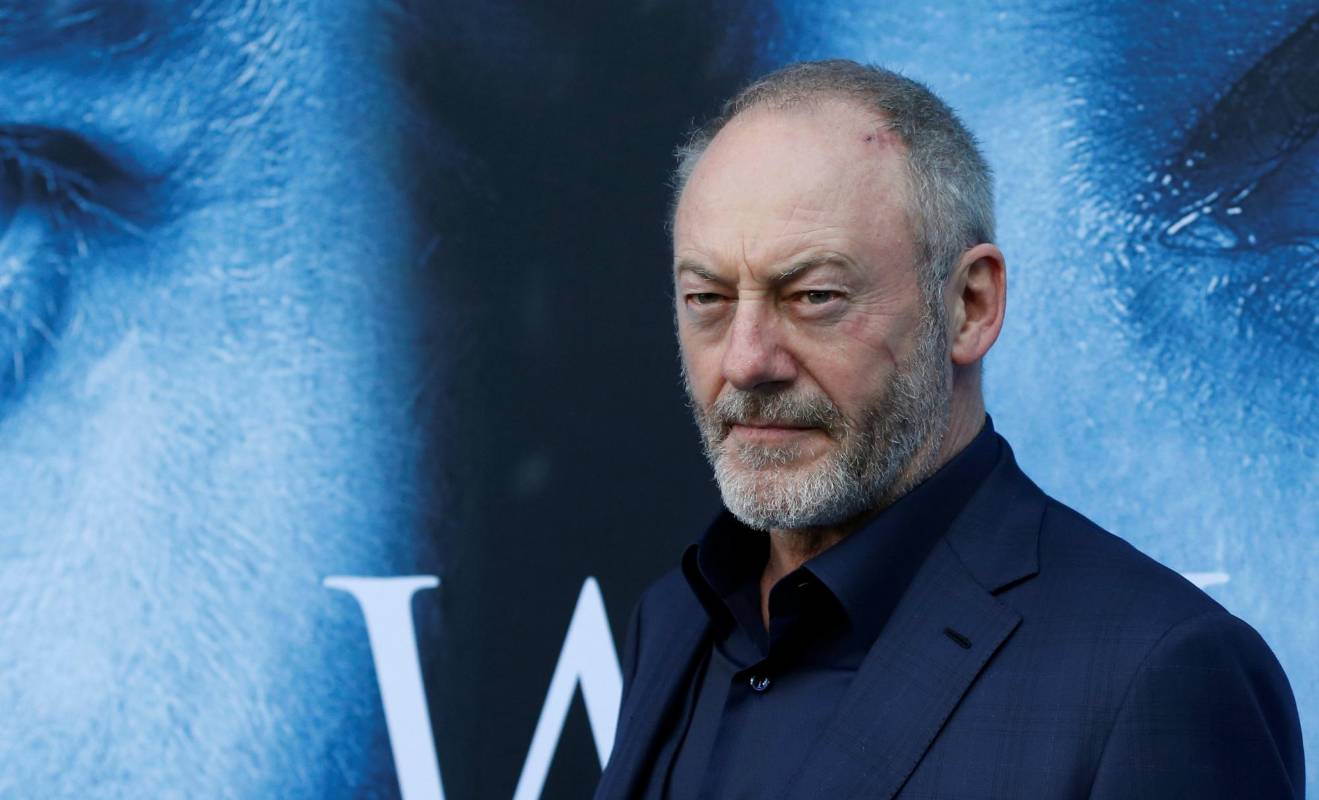Liam Cunningham quien interpreta a Ser Davos Seaworth también llegó al estreno. FOTO Reuters 