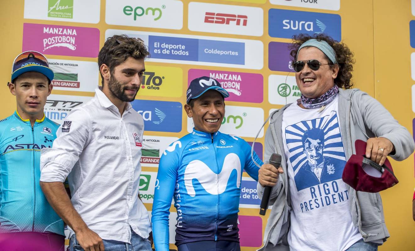 Con la victoria de Nairo Quintana y el título de Miguel Ángel López terminó el Tour Colombia 2.1 que se corrió en Antioquia y contó, entre otros, con la presencia del cuatro veces campeón del Tour de Francia, Chris Froome. FOTOS MANUEL SALDARRIAGA Y JUAN ANTONIO SÁNCHEZ.