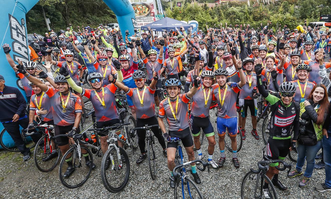 Este Reto a El Escobero sigue ganando adeptos. Contó con la participación de 277 participantes. Foto Robinson Sáenz