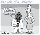 La caricatura de Matador sobre Miss Universo. FOTO: Matador