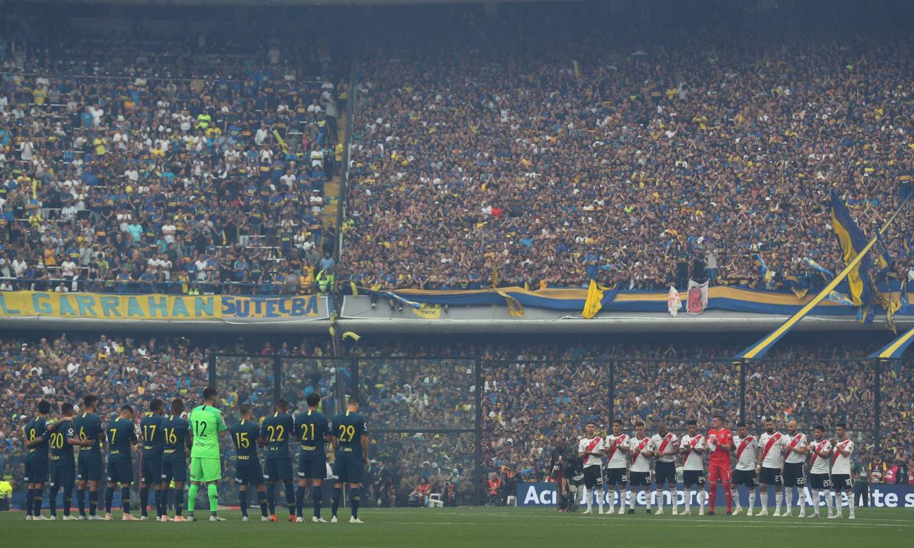 La Bombonera, a reventar para la gran final Boca - River. FOTO REUTERS