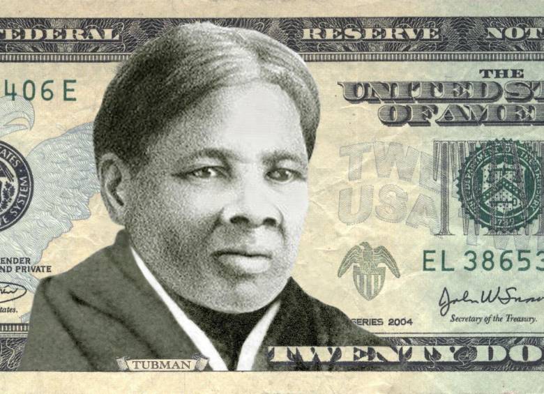  Harriet Tubman, la primera mujer en figurar en la moneda estadounidense y que reemplazará al perfil del expresidente Andrew Jackson. FOTO AFP