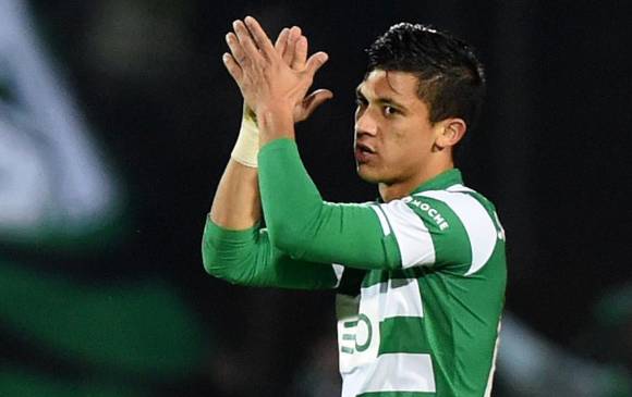 El atlanticense ya lleva siete goles en la actual temporada con el Sporting. FOTO AFP