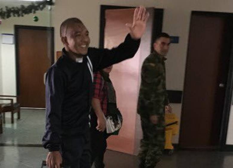 El soldado Carlos Mario Pérez es el último herido atendido en el H. Militar. FOTO Colprensa