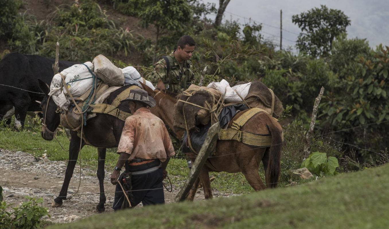 Por ahora los briceñitas resisten la crisis, esperando que los diálogos de paz de La Habana den algún resultado, que hasta ahora no se ve. FOTO: Donaldo Zuluaga.