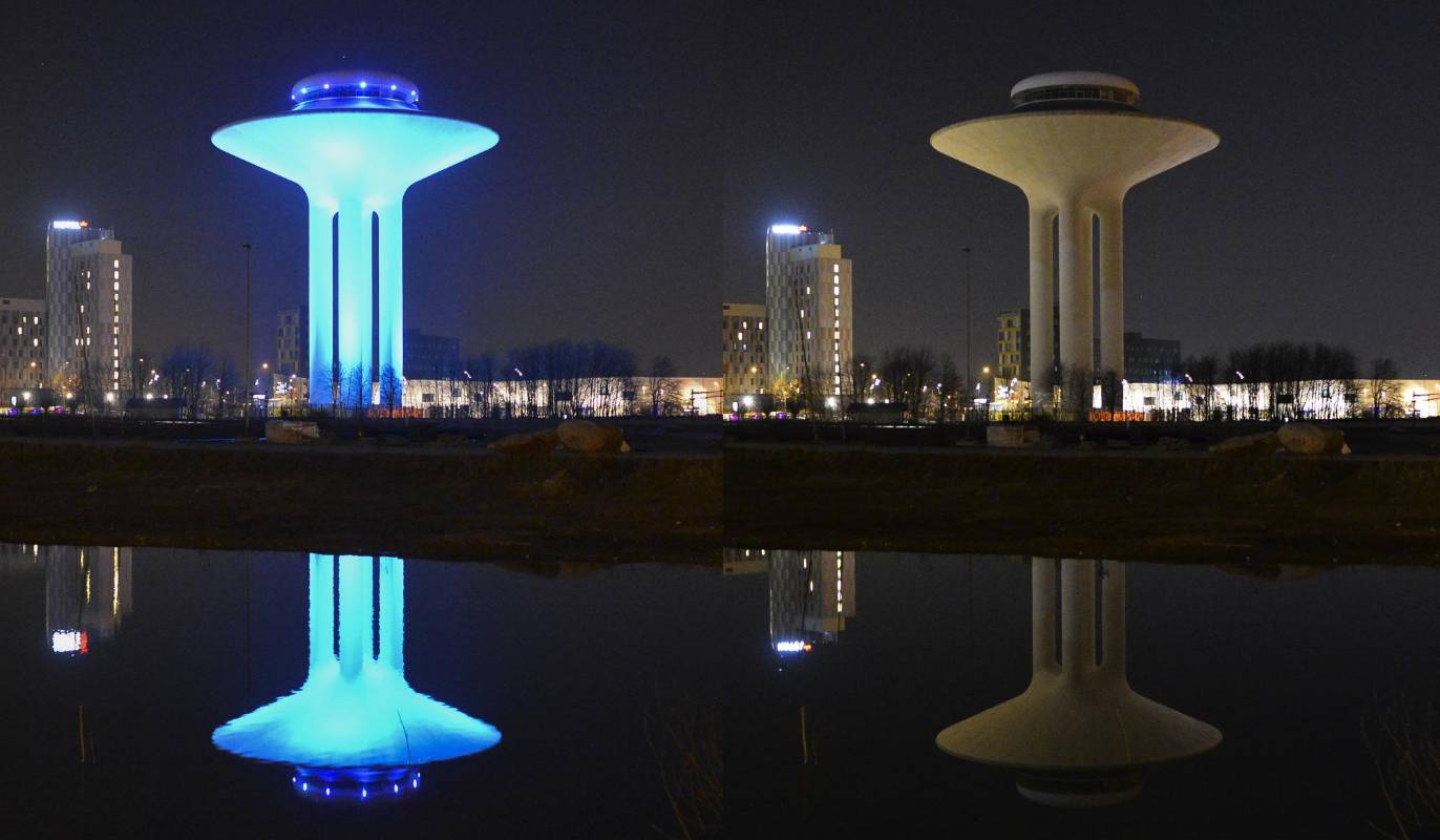 Torre de agua de Hyllie, Malmö, Suecia. FOTO AP