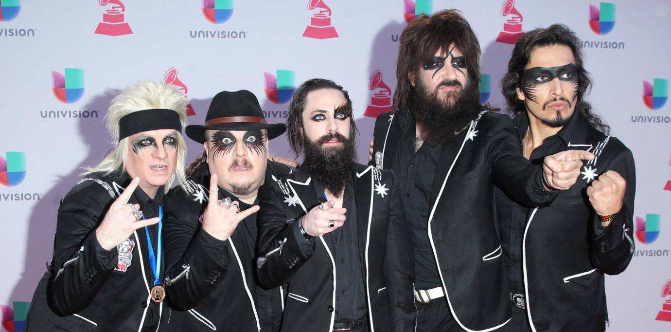 La banda mexicana Moderatto presente en los Latin Grammy. FOTO AFP