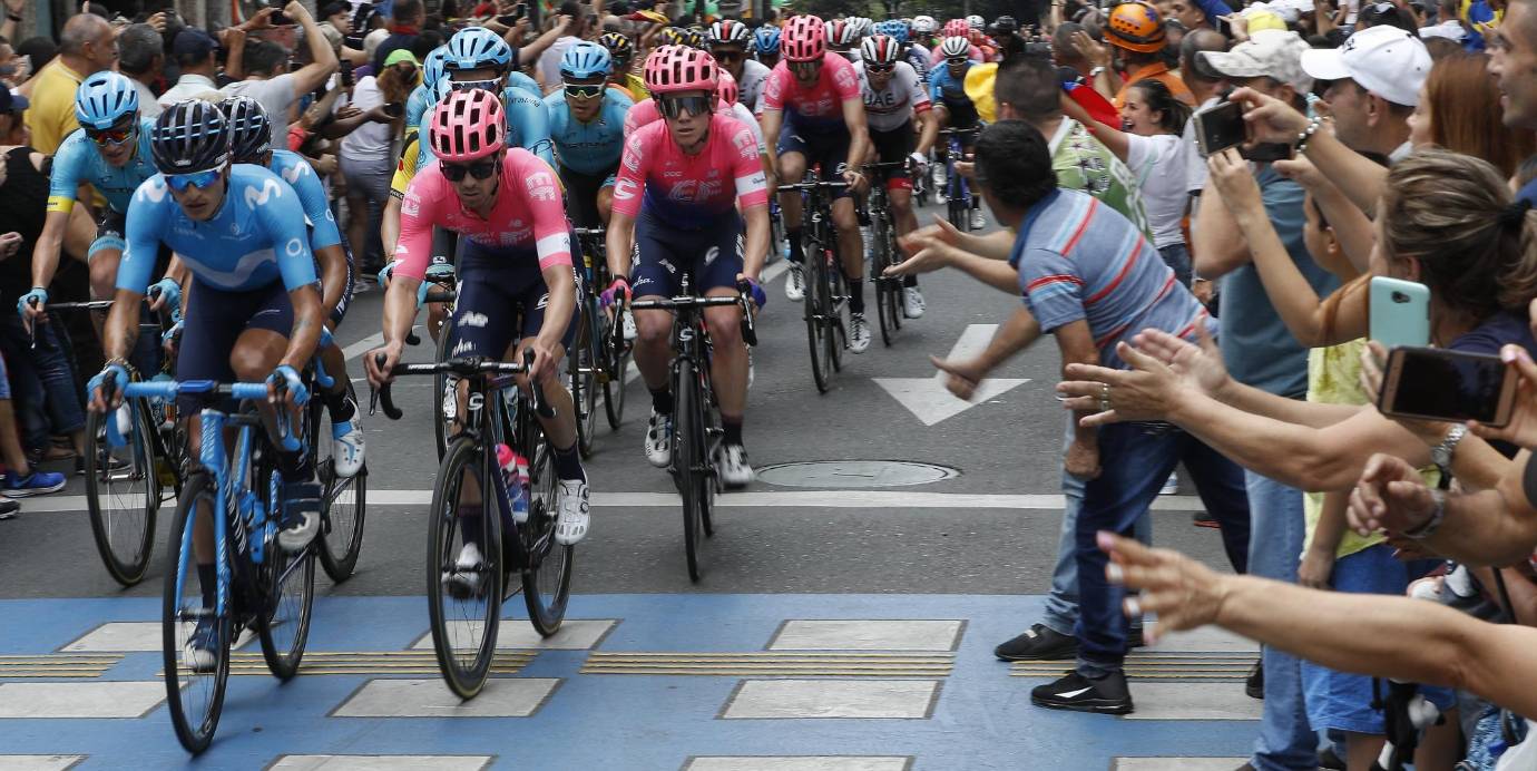 Con la victoria de Nairo Quintana y el título de Miguel Ángel López terminó el Tour Colombia 2.1 que se corrió en Antioquia y contó, entre otros, con la presencia del cuatro veces campeón del Tour de Francia, Chris Froome. FOTOS MANUEL SALDARRIAGA Y JUAN ANTONIO SÁNCHEZ.