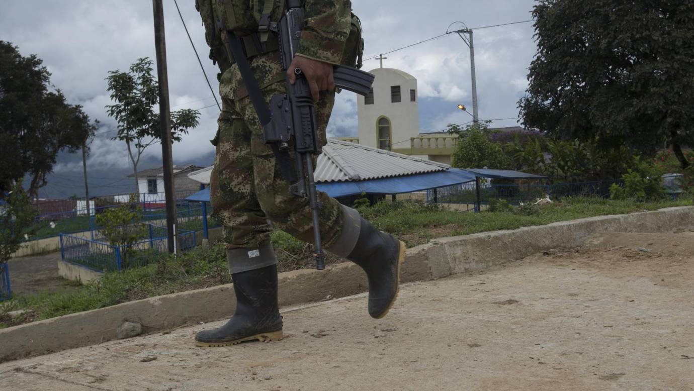Las Auras tiene presencia constante del Ejército, sobre todo de Fuerzas Especiales. FOTO: Donaldo Zuluaga.