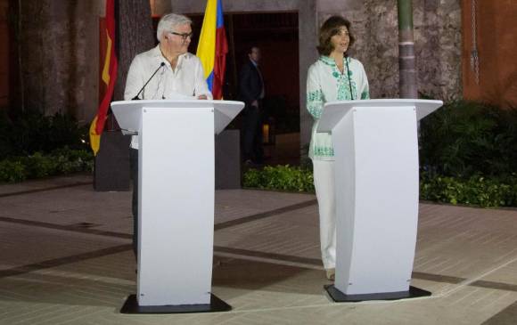 Frank Walter Steinmeier se reunirá este lunes con el presidente Juan Manuel Santos. FOTO CORTESÍA