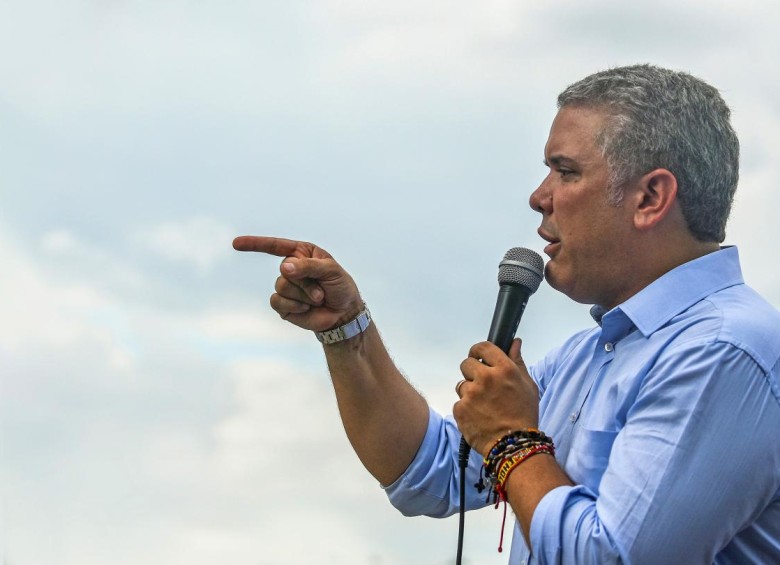 Iván Duque, nuevo presidente de Colombia. FOTO AFP