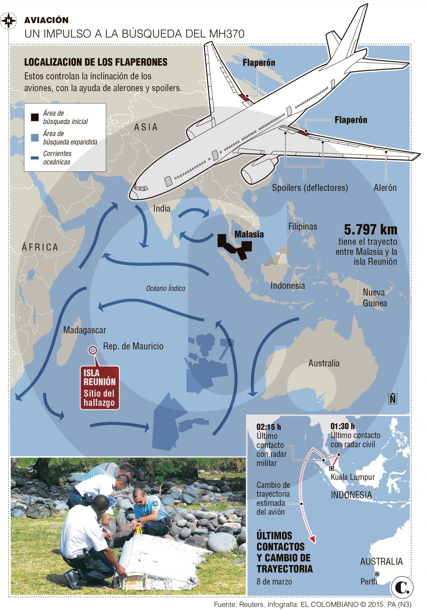 La pieza del MH370, un eslabón hacia la verdad