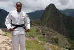 Yuri Alvear aprovechó el año pasado su visita a Perú, durante el Festival MiniPrix Judo For The World, para visitar Machu Picchu. FOTO cortesía IJF