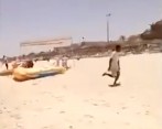 Así quedó registrado en video el tiroteo en la masacre de Túnez