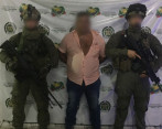 ‘Sargento Navas’, fue capturado por las autoridades. FOTO POLICÍA