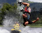 Cuatro de los siete deportistas de alto rendimiento que tiene Antioquia en esquí podrán regresar al agua. FOTO el colombiano
