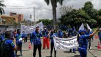 Los integrantes de Unidos realizaron un plantón en la unidad deportiva Atanasio Girardot en señal de protesta. FOTO Cortesía WC