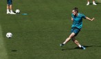 Gareth Bale aún no sabe si será titular mañana en el juego de la final de Champions en Kiev entre Real y Liverpool. FOTO Reuters