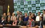La Consulta Anticorrupción, que también apoyó el presidente Duque, logró reunir a los partidos de oposición que luego participaron, en bloque, en una concertación con el Gobierno nacional. FOTO cortesía