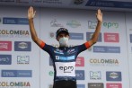 El antioqueño Juan Pablo Suárez ganó la novena etapa de la Vuelta a Colombia que llegó a Medellín. FOTO FEDECICLISMO
