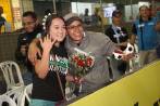 Juan David y Katherine consagraron su amor en la simbólica cancha Marte. FOTO cortesía corporación los paisitas