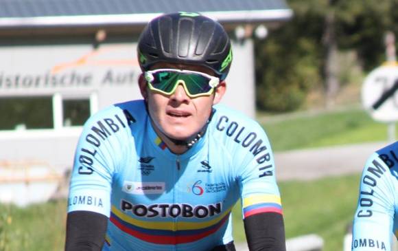Rodrigo Contreras vive su mejor año deportivo. Competirá por primera vez en un Mundial. FOTO CORTESÍA ÉDER GARCÉS-FEDECICLISMO