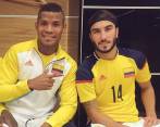Wilmar Barrios y Sebastián Pérez serán compañeros en Boca Juniors de Argentina. FOTO Tomada de Instagram @wilkpo
