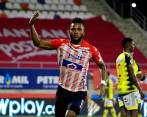 Miguel Borja lidera la tabla de goleadores de la Liga con 14 anotaciones. FOTO DIMAYOR